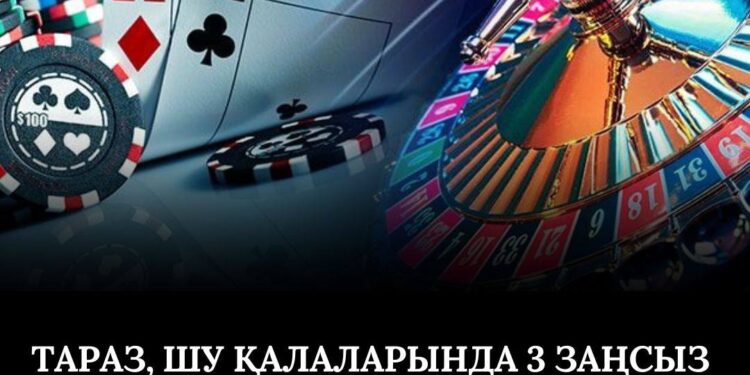 Тараз, Шу қалаларында 3 заңсыз құмар ойын бизнесі ұйымдастырылған