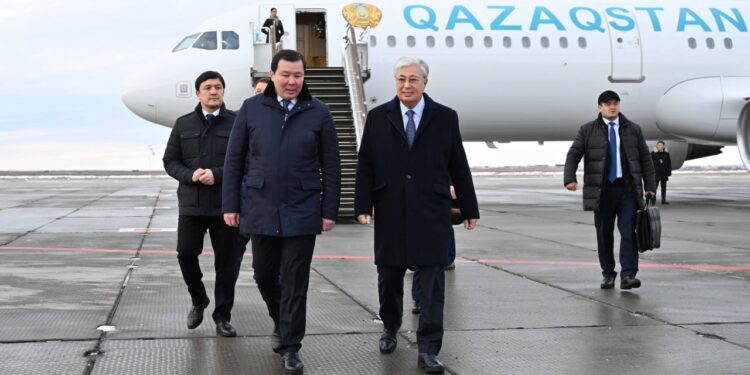Тоқаев Ақтөбе облысына барды
