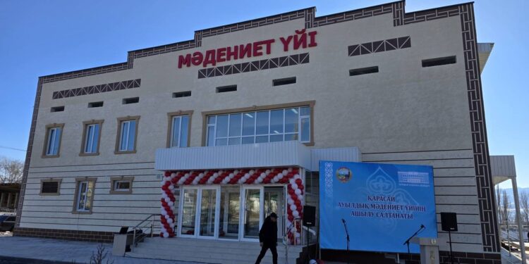 Қордайдың шалғай ауылында мәдениет үйі пайдалануға берілді