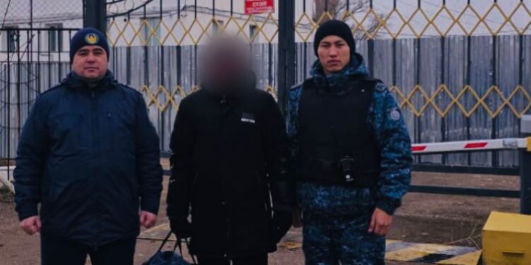 Тараздағы түзеу мекемесінен алматылық азамат бостандыққа шықты