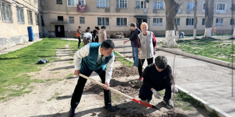 Жамбылда «Үлгілі аула» облыстық конкурсы өткізілді