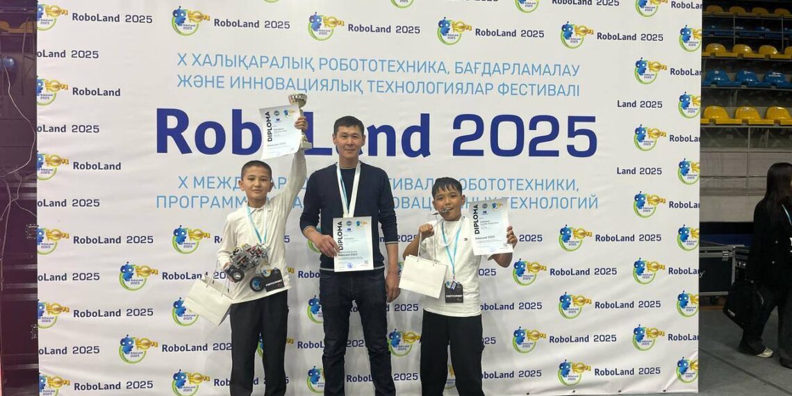 «Roboland-2025». Жамбылдық оқушылар халықаралық чемпионатта жүлделі болды