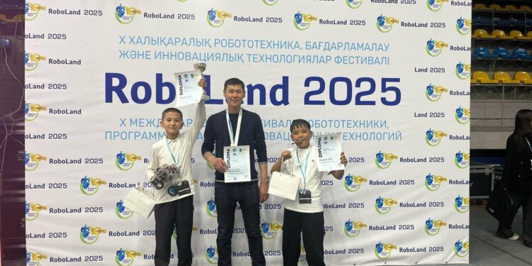 «Roboland-2025». Жамбылдық оқушылар халықаралық чемпионатта жүлделі болды