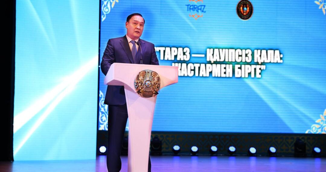 Қарашөкеев «Тараз – қауіпсіз қала: жастармен бірге» атты іс-шараға қатысты
