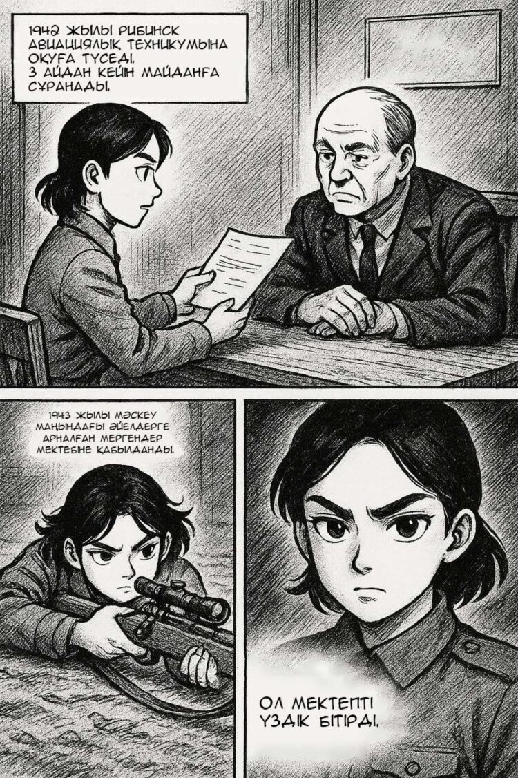Студент ЖИ арқылы комикс жасады