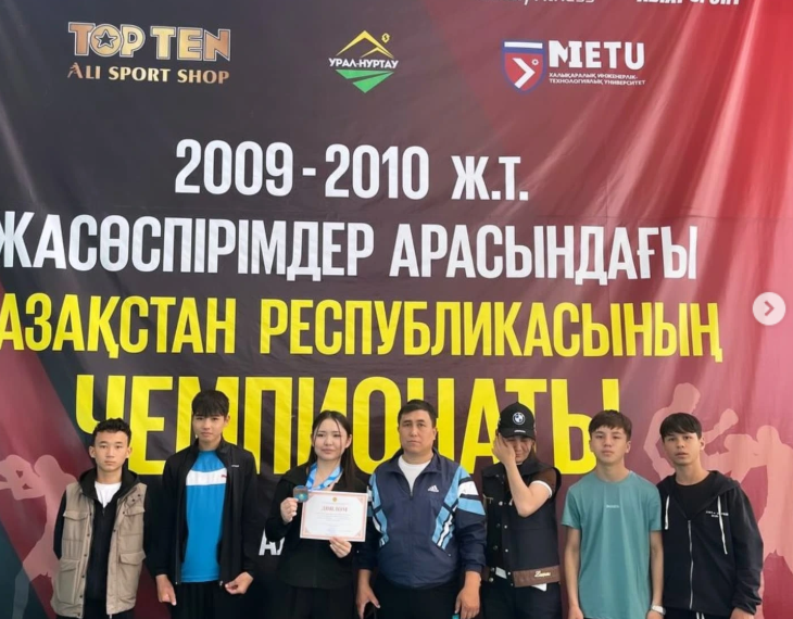 Жас спортшыларымыз Қазақстан чемпионатында қола жүлдегер атанды
