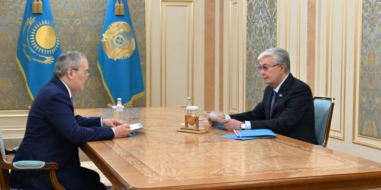 Президент Қаржылық мониторинг агенттігінің төрағасын қабылдады