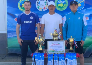 Байзақта футбол додасы: болашақ чемпиондар бақ сынасты