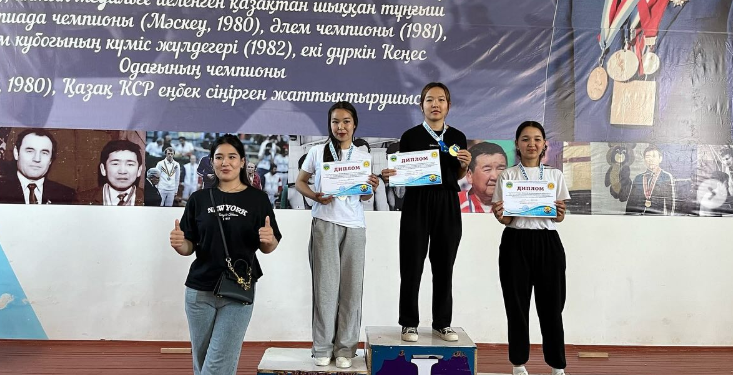 Байзақ ауданында өткен ашық біріншілікте спортшыларымыз топ жарды