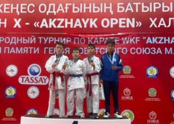 Халықаралық жарыста мектеп спортшылары үздік нәтиже көрсетті