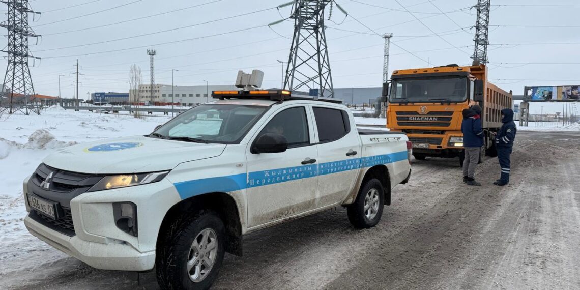 Ауыр салмақты автокөлік құралдарының қозғалысын бақылау күшейтілді