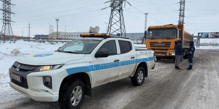 Ауыр салмақты автокөлік құралдарының қозғалысын бақылау күшейтілді