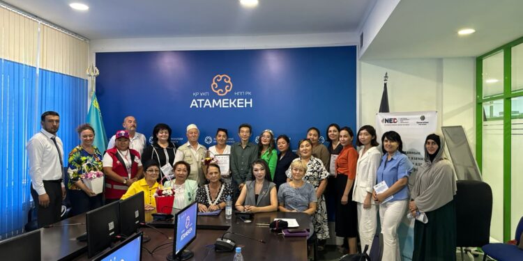 Жамбыл облысында азаматтық белсенділік пен адам құқықтарын ілгерілетуге бағытталған жоба аясындағы алғаш тренинг өткізілді