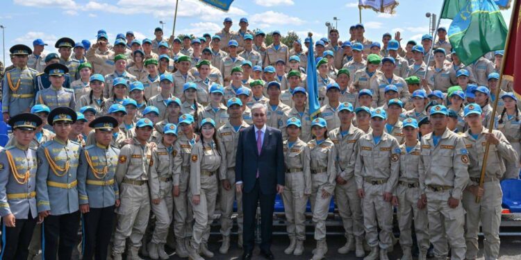 Жамбыл политехникалық жоғары колледжінің жастары «Айбын – 2025» жиынына қатысуда