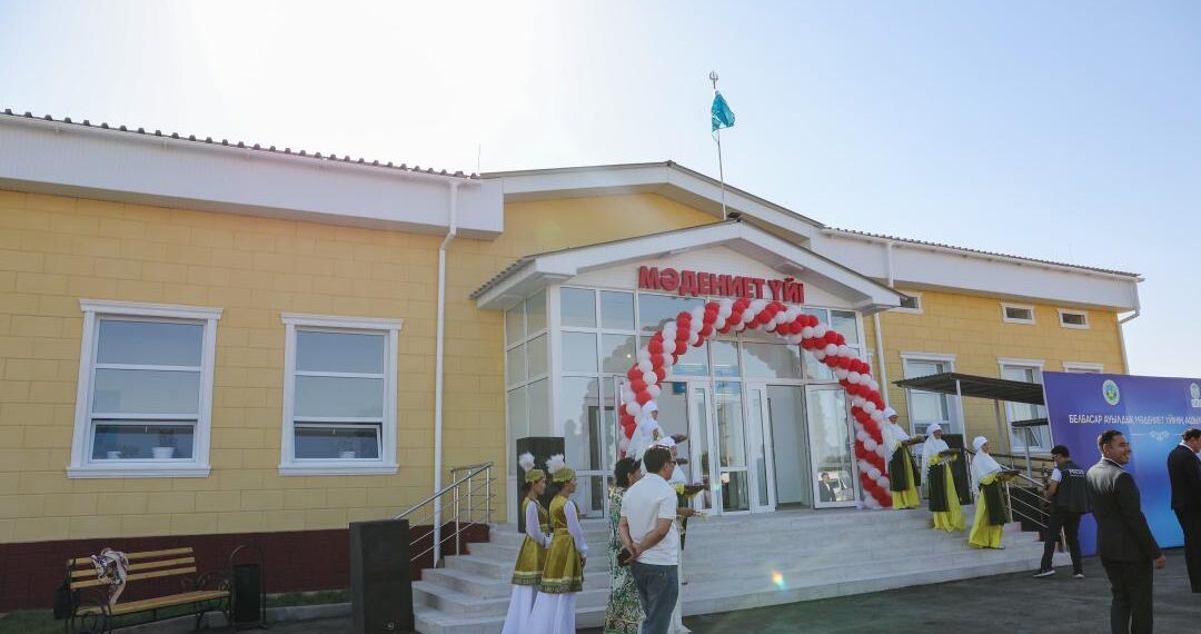 Шу ауданы Белбасар ауылында мәдениет үйі пайдалануға берілді