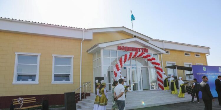 Шу ауданы Белбасар ауылында мәдениет үйі пайдалануға берілді