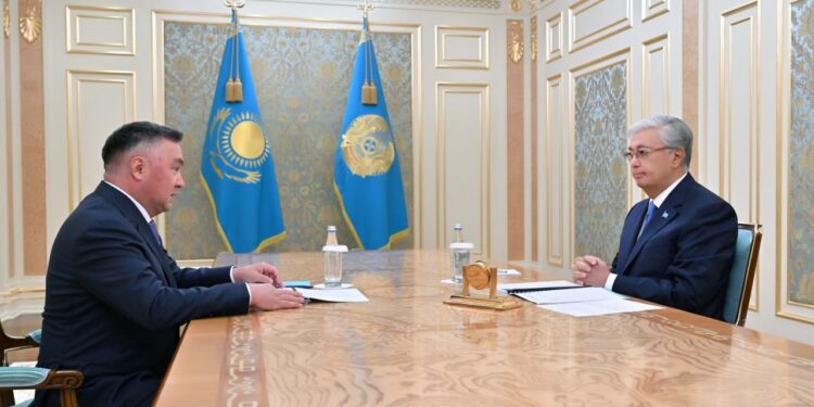 Президент Асламбек Мерғалиевті қабылдады