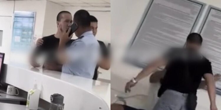 Шымкент ауруханасында ер адам жанжал шығарды.
