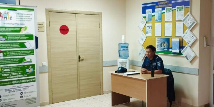 Қазақстанның ауруханаларында 152 полиция посты орнатылды
