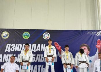 Жуалыда жас дзюдошылар жарқырады