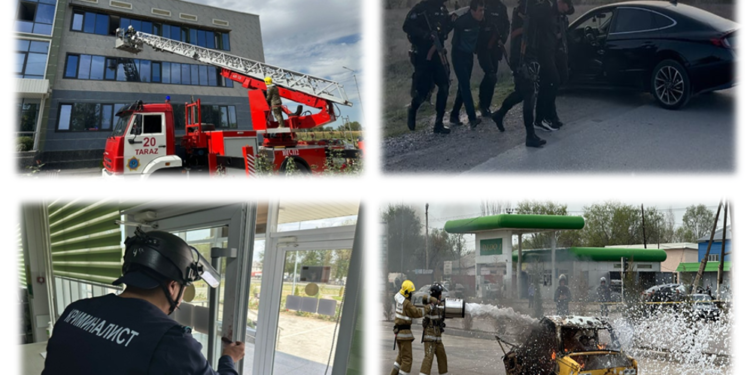 Жамбыл облысында терроризмге қарсы оқу-тәжірибелері өтті