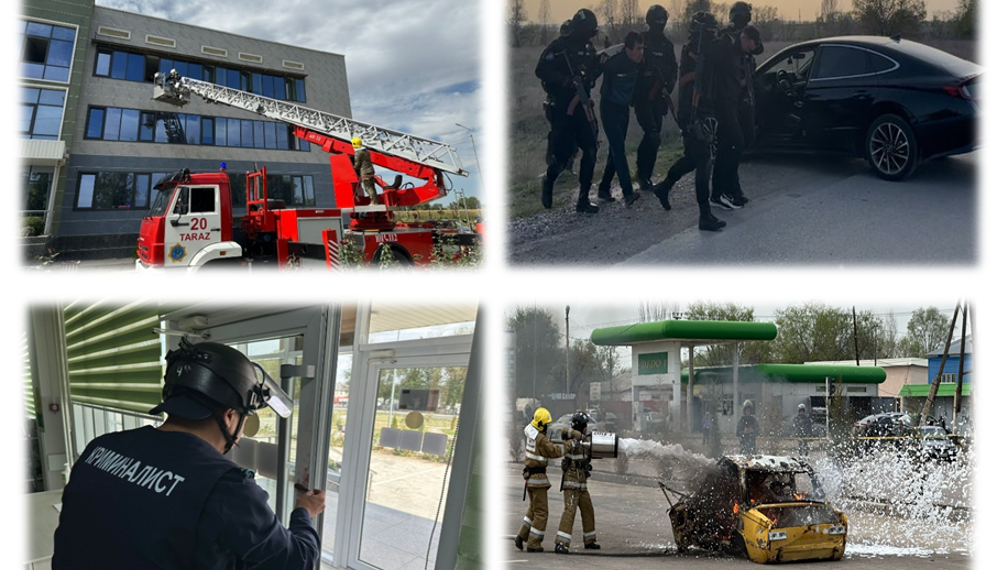 Жамбыл облысында терроризмге қарсы оқу-тәжірибелері өтті