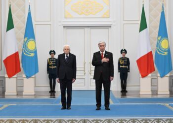 Мемлекет басшысы Ақордада Италия президентін қарсы алды