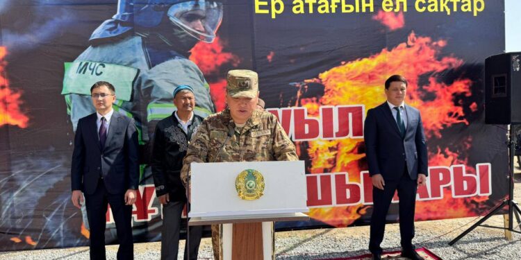 Қордай ауданының Аухатты ауылында жаңа өрт сөндіру пункті ашылды