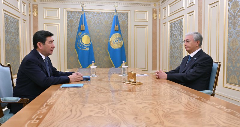 Президент Ерлан Қошановты қабылдады