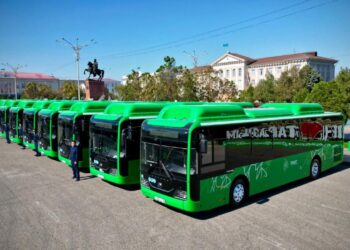 Тараз қаласы 24 жаңа автобуспен толықты
