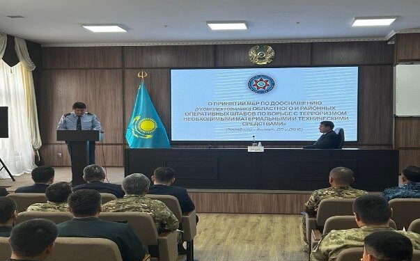Жамбыл облыстық терроризмге қарсы жедел штабының отырысы өтті
