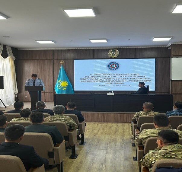Жамбыл облыстық терроризмге қарсы жедел штабының отырысы өтті