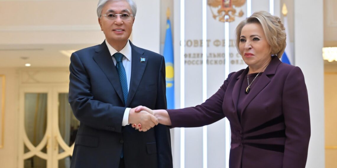 Тоқаев Ресей Федералды Жиналысы Федерация Кеңесінің Төрағасымен кездесті
