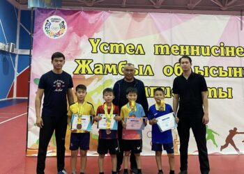 Жамбыл облысы чемпионатында жас теннисшілеріміз жүлдегер атанды