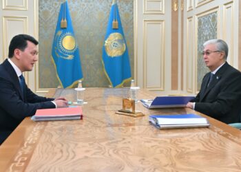 Қасым-Жомарт Тоқаев Ерлан Қаринді қабылдады
