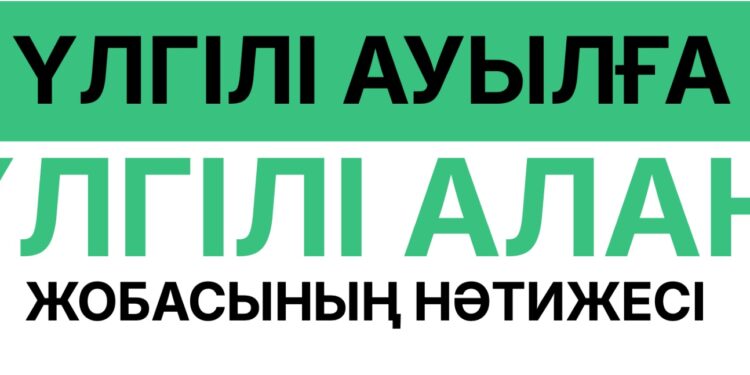 «Үлгілі ауыл – үлгілі орта» тұрғындар жаңа балалар алаңы туралы пікір білдірді