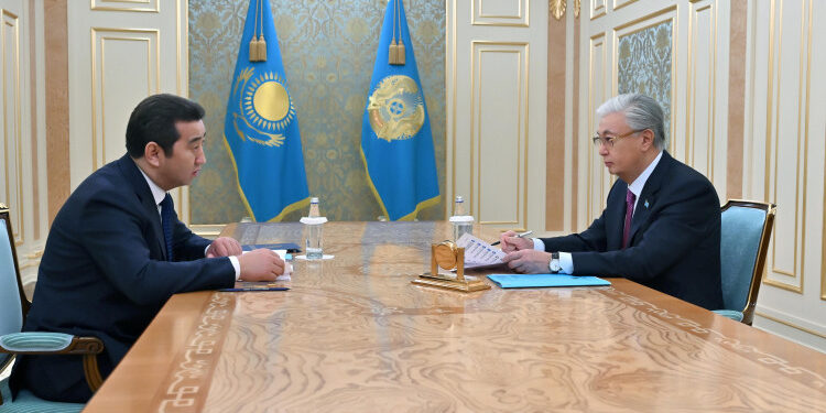Президент Ауыл шаруашылығы министрі Айдарбек Сапаровты қабылдады