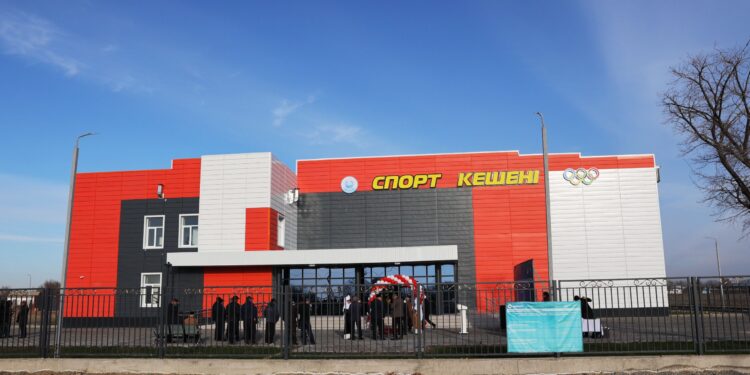 Талас ауданындағы Бостандық ауылында жаңа спорт кешені ашылды