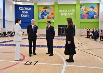 Президент Инклюзивті спорт орталығын аралап көрді