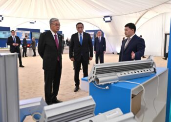 Мемлекет басшысы «Тараз» шағын индустриалдық аймағын аралап көрді