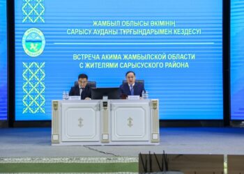 Жамбыл әкімі Ербол Қарашөкеев Сарысу ауданының тұрғындарымен жүздесті