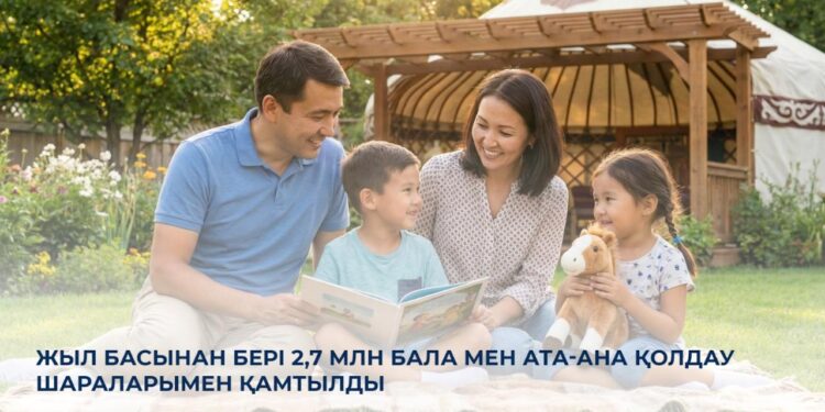 Жыл басынан бері 2,7 млн адамға қолдау көрсетілді