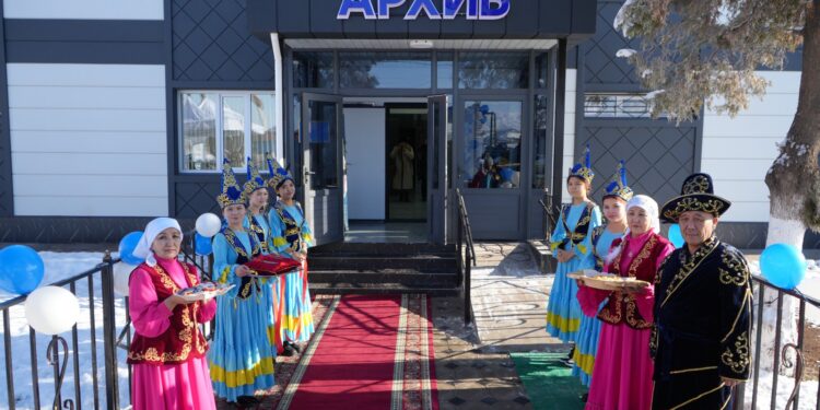 Меркі аудандық архивіне жаңа ғимарат берілді
