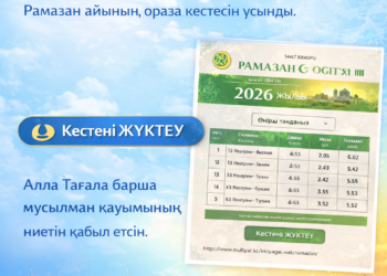 Ораза айы. 2026 жыл. Қалалар кестесі