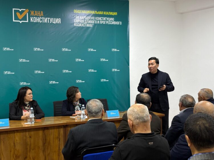 Байзақта референдумды қолдау бағытында кездесулер өтті