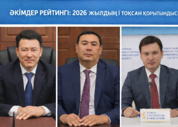 Әкімдер рейтингі: 2026 жылдың бірінші тоқсан қорытындысы