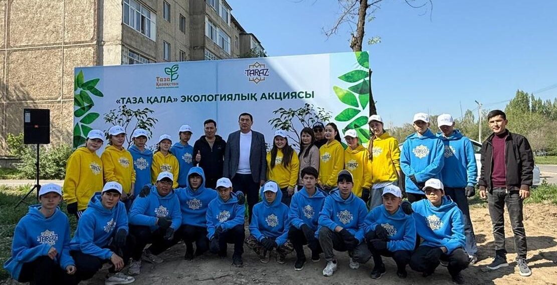 Жамбыл облысында «Таза Қазақстан» акциясы аясында кең көлемді абаттандыру және көгалдандыру жұмыстары жүргізілуде