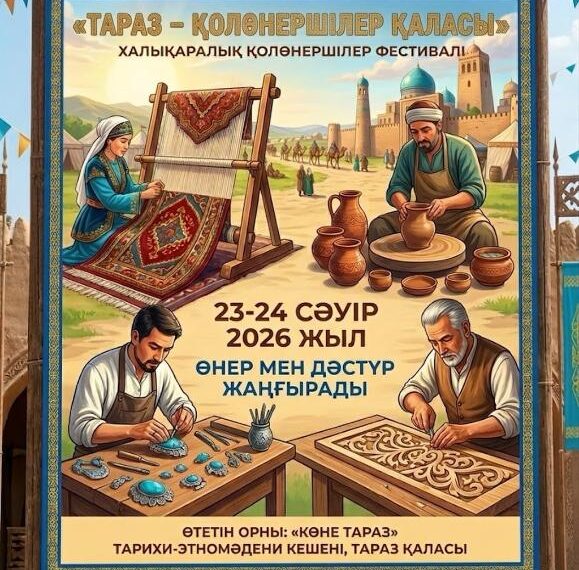 Таразда Халықаралық қолөнершілер фестивалі өтеді