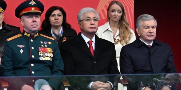 Президент Мәскеуде Жеңістің 81 жылдығына арналған әскери шараға қатысты