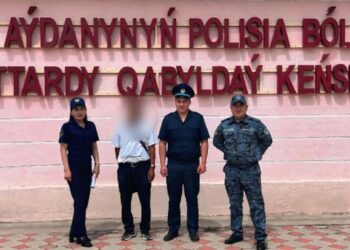 Тараздағы түзеу мекемесінен босап шыққан өзбекстандық көші-қон полиция қызметіне тапсырылды
